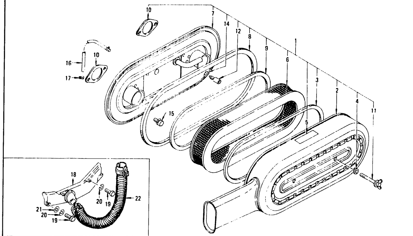 Diagram for AIR CLEANER L26