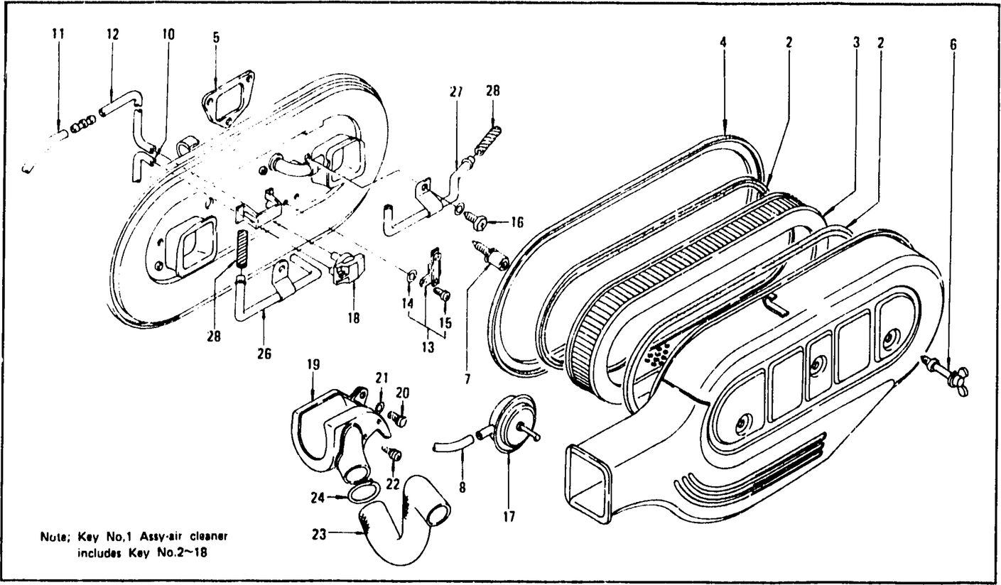 Diagram for AIR CLEANER L26