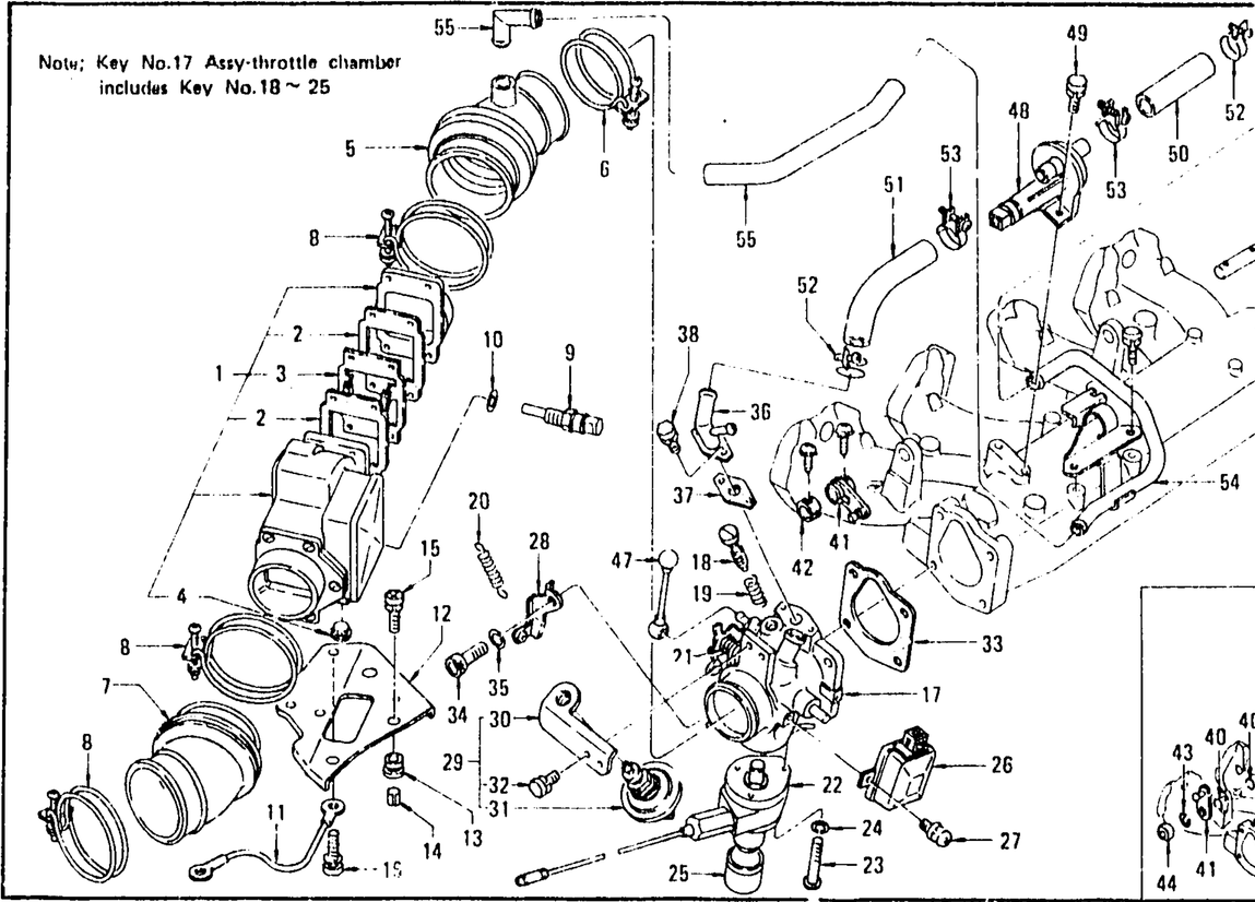 Diagram for EFI (2) - AIR FLOW - L28E (FROM DEC. '74)