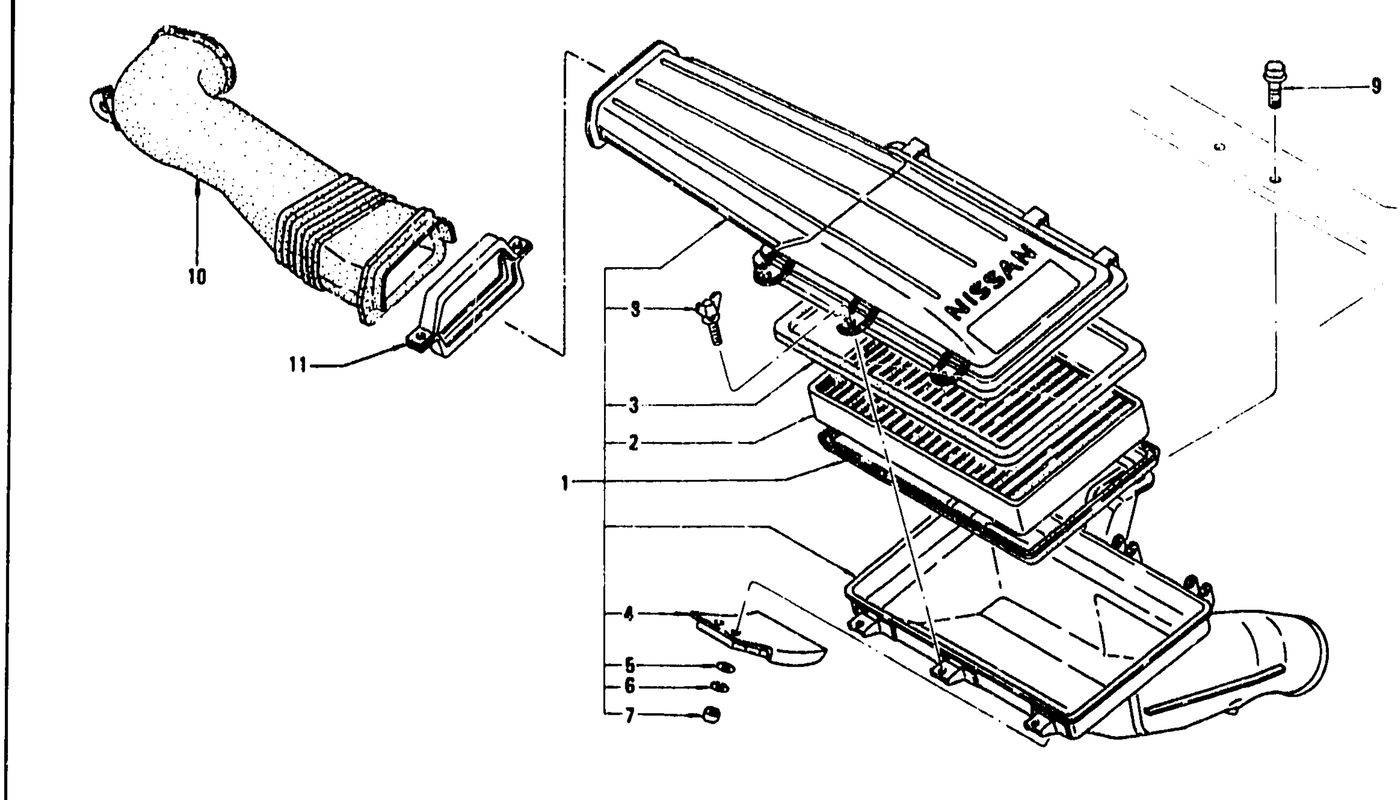 Diagram for AIR CLEANER L28E