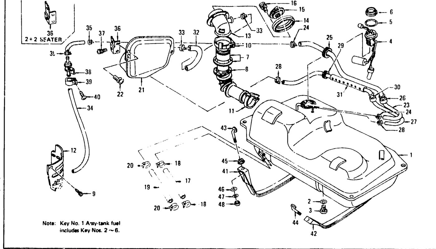 Diagram for FUEL TANK L28E