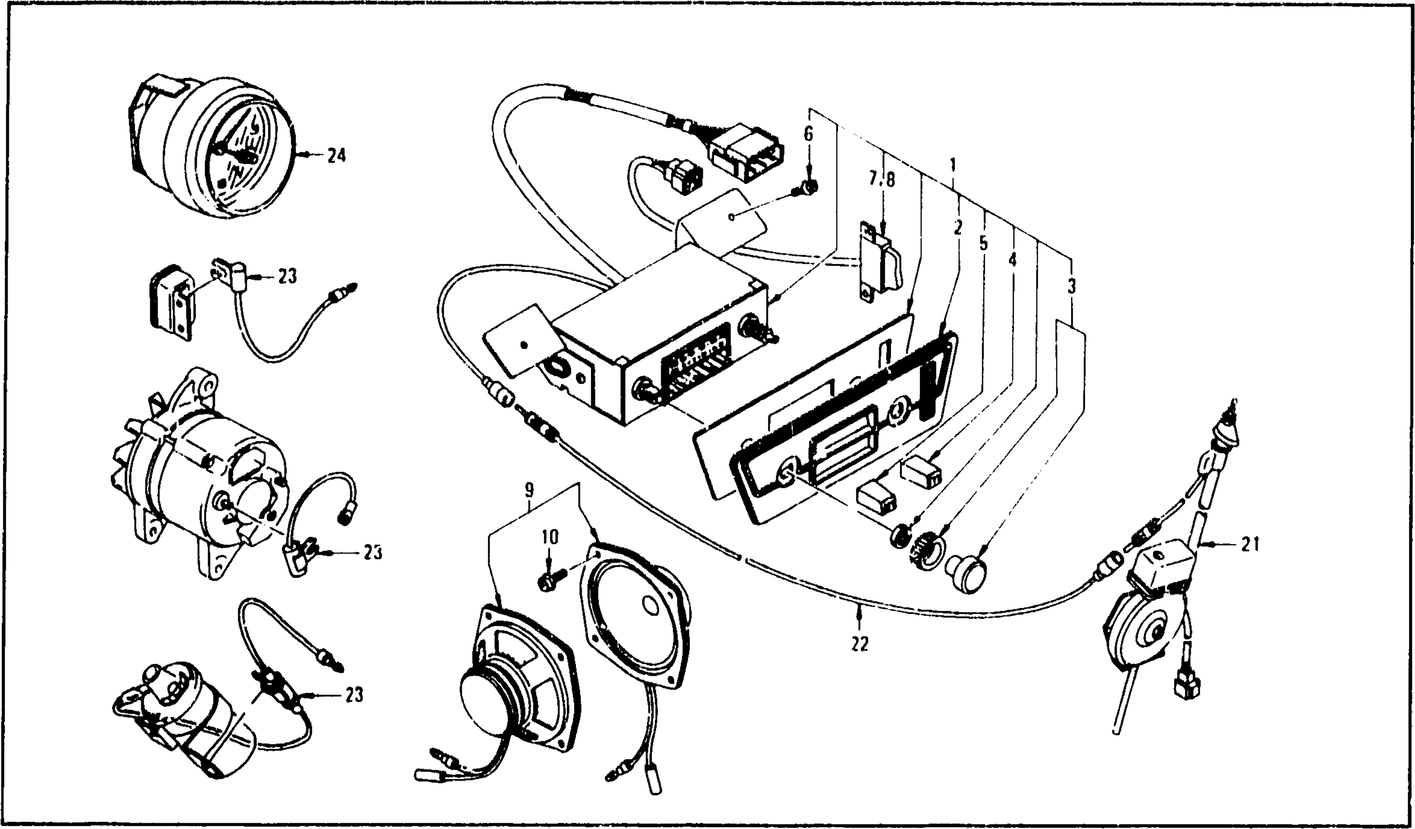 Diagram for RADIO & CLOCK