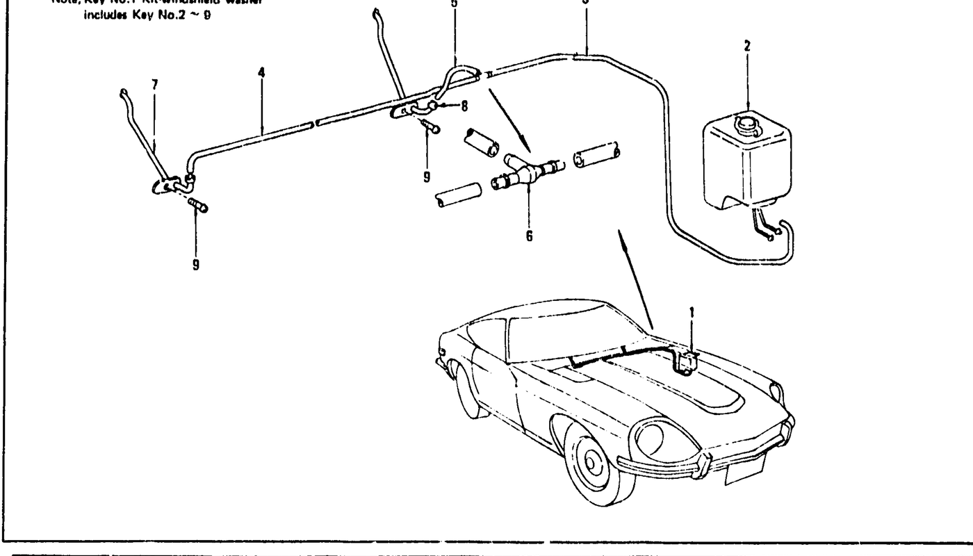 Diagram for WINDSHIELD WASHER