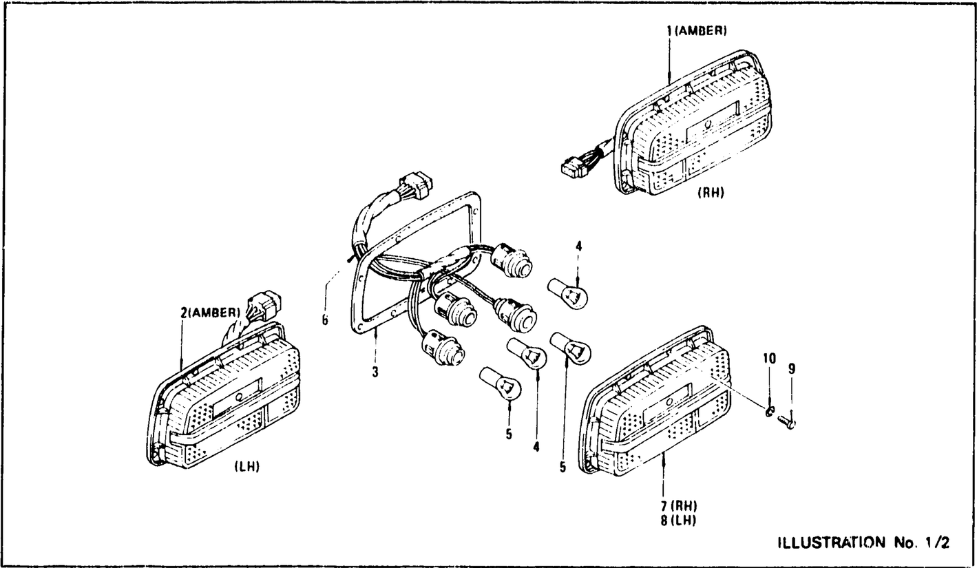 Diagram for COMBINATION LAMP