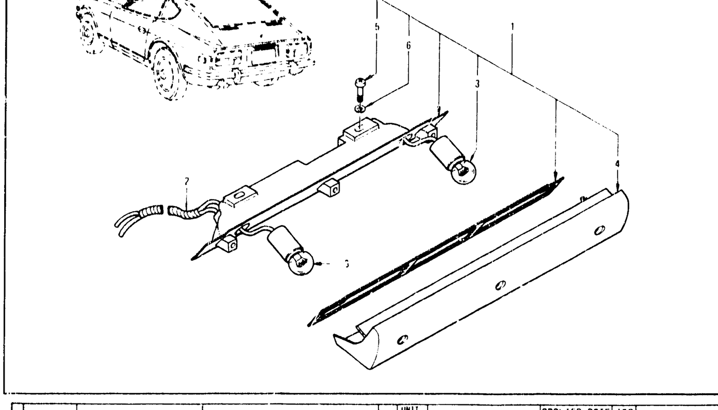 Diagram for LICENSE LAMP