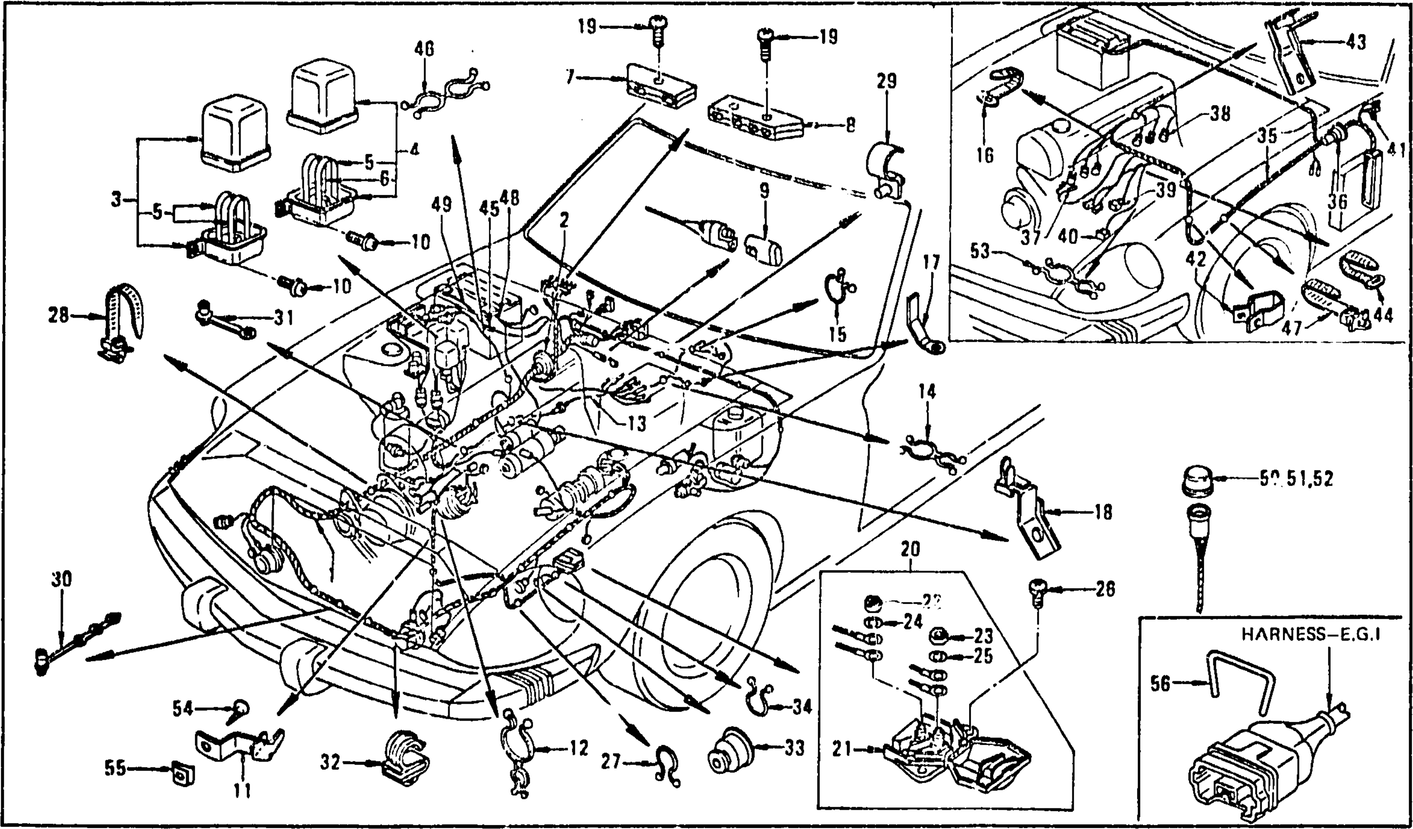 Diagram for WIRING (ENGINE ROOM)