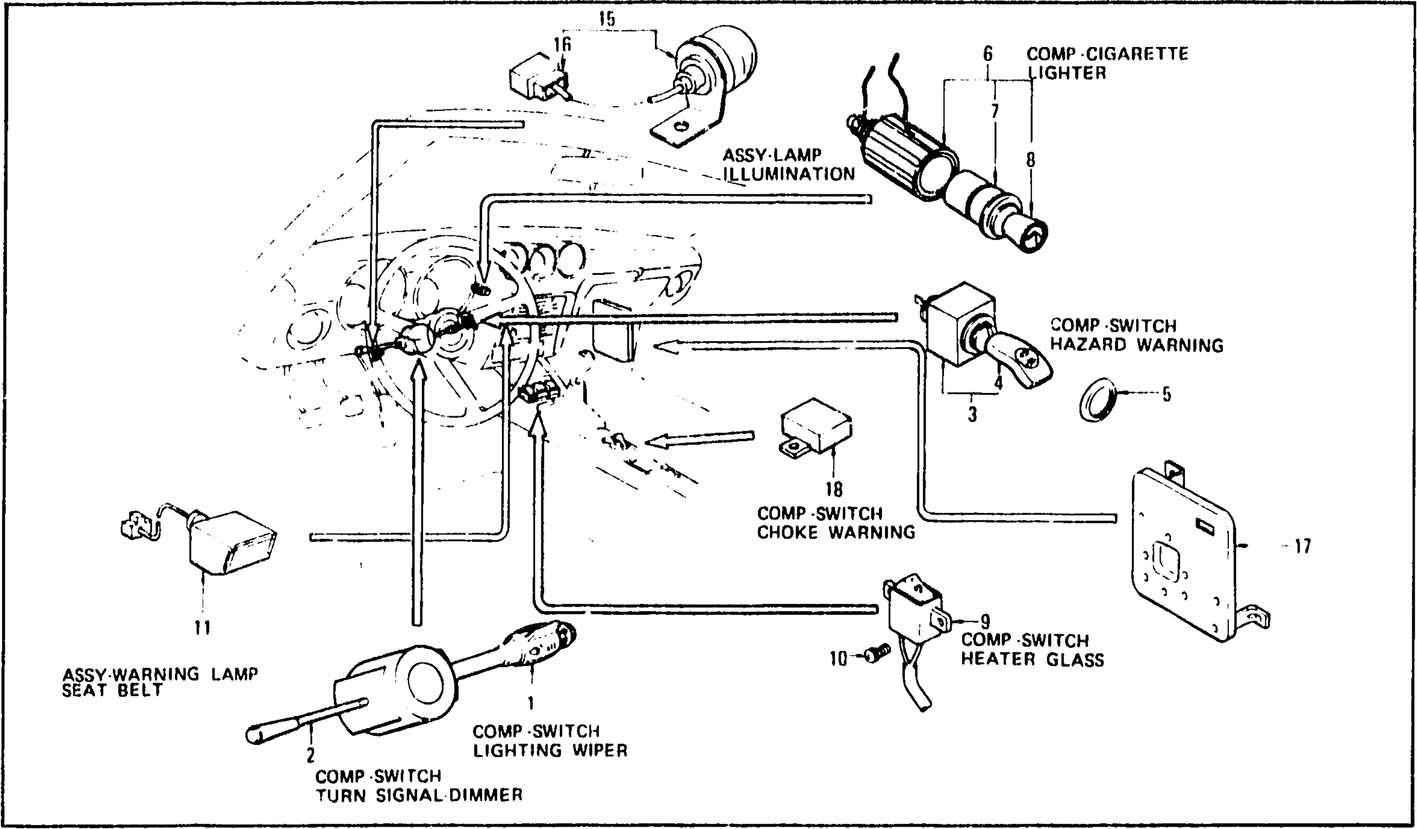 Diagram for ELECTRIC UNIT & SWITCH (2)