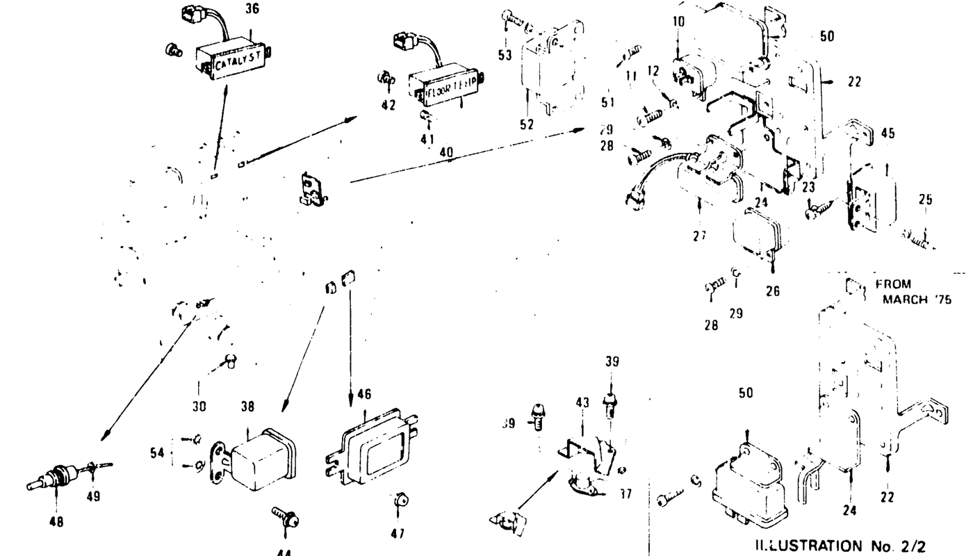 Diagram for ELECTRIC UNIT & SWITCH (2)