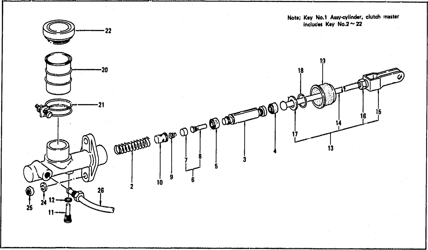 Diagram for Clutch Master Cylinder