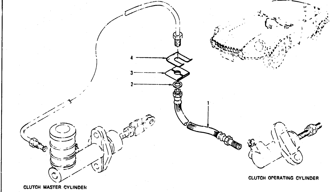 Diagram for CLUTCH CONTROL HOSE