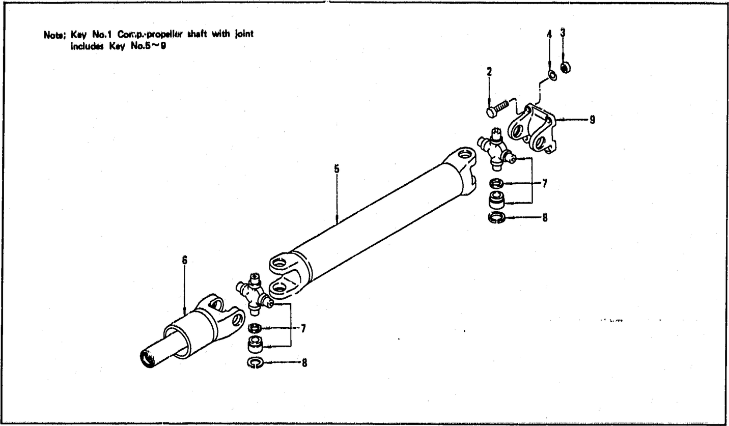 Diagram for PROPELLER SHAFT