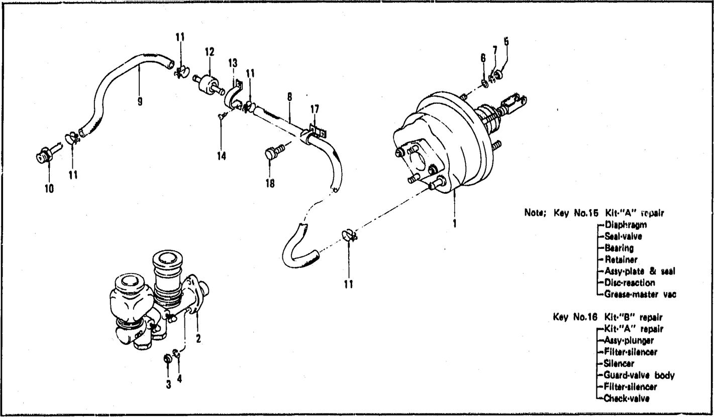 Diagram for MASTER VAC & VAC HOSE