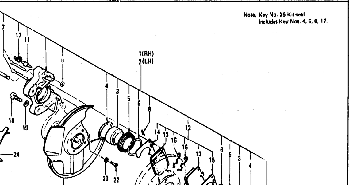 Diagram for FRONT BRAKE (DISC BRAKE)