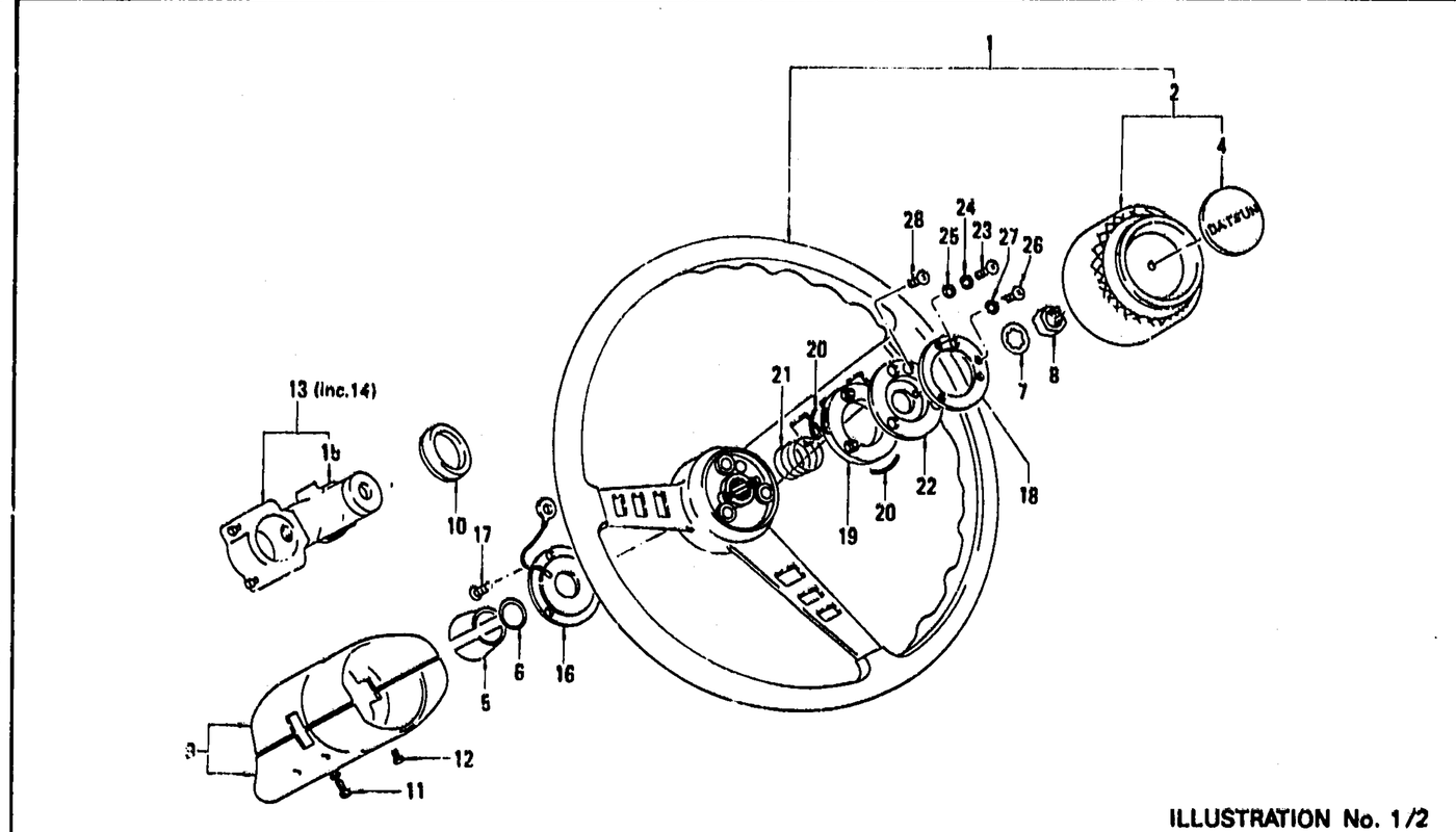 Diagram for STEERING WHEEL