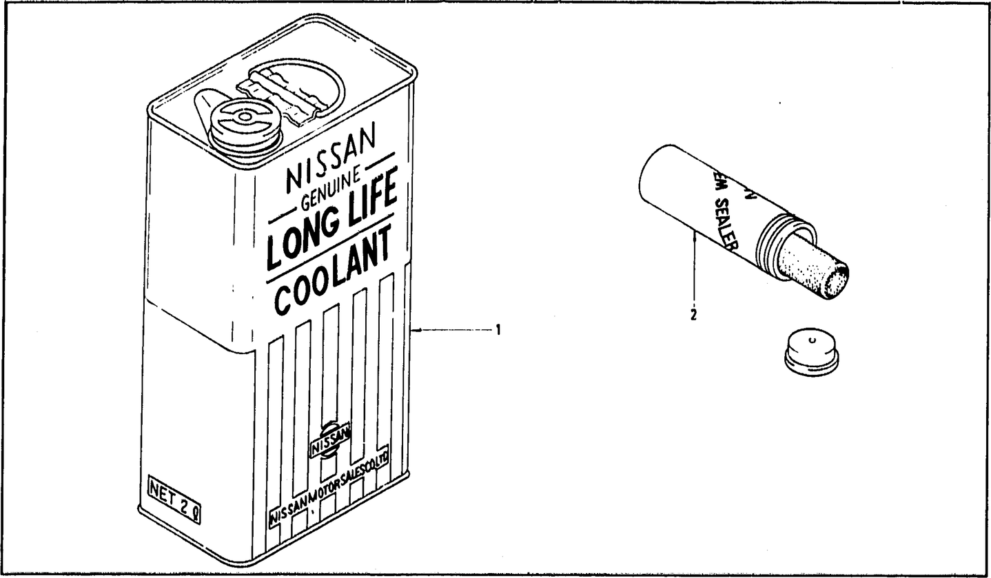 Diagram for LONG LIFE COOLANT & N.C.S SEALER